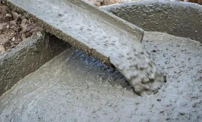 mélange parfait de béton