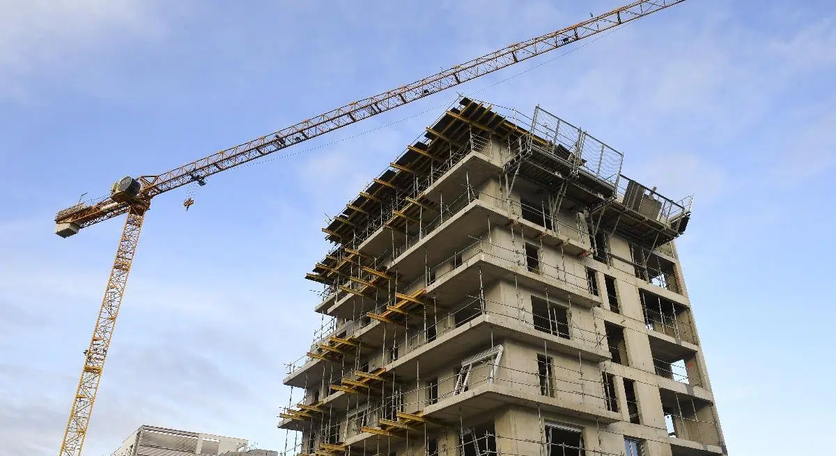 immobilier, une progression de construction